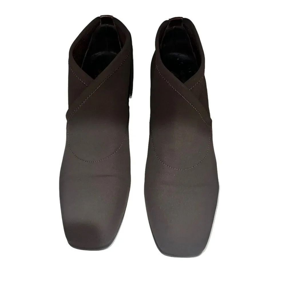 Donald J.‎ Pliner Brown Reya Booties Sz 7M
